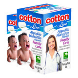 Algodão Hidrófilo Cotton Line Family Care 25g C 10 Uni Full