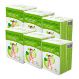Algodão Quadrado Bellacotton Bebê 50 Und Cada Kit Com 6