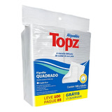 Algodão Topz Quadrado Dupla Face Limpeza Facial 100un Rosto