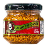 Alho Crocante Com Azeite De Oliva Pimenta Gonzalo Pote 100g