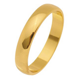 Alianca Banhada Ouro 18k