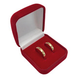 Alianças Ouro 18k 2 5 Gramas par 3 5mm