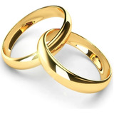 Alianças Ouro Abaulada 18k 4mm 3 Gramas Casamento Noivado
