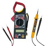 Alicate Amperímetro Digital Com Detector De Tensão Amperímetro E Voltímetro 127 240V