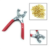 Alicate Aperto Aplicador De Ilhoses Cabo Emborrachado