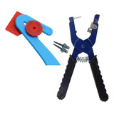 Alicate Aplicador De Brinco Bovino Extrator 2 Agulhas