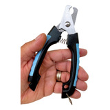 Alicate Cortador De Unhas Pet Cães Gatos 16cm Azul Grande Nf