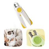Alicate Cortador Unhas Com Led E Lixa Pet Cães E Gatos