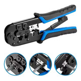 Alicate Crimpar Cabo Rede C Catraca Rj11 Rj12 Rj45