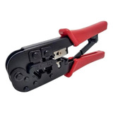 Alicate Crimpar Cabo Rede C Catraca Rj11 Rj12 Rj45
