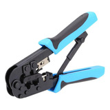 Alicate Crimpar Reforçado Rj45 Rj11 Rj12 8p 6p 4p Catraca