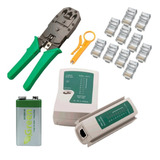 Alicate Crimpar Rj45 12 11 Testador Rj45 11 Decapador E 10rj