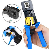 Alicate Crimpar Rj45 Ez Crimp Cabo De Rede Conector Vazado