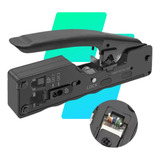 Alicate Crimpar Rj45 Vazado Ez Passagem Rj11 Cat5 Cat6 Cat7