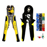 Alicate Crimpar Terminal Alicate Desencapador Kit 800 Un