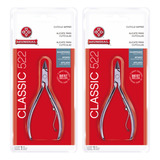 Alicate Cutícula 2 Uni Mundial 522 Classic Profissional nf