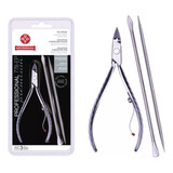 Alicate Cuticula Mundial 778 Inox espatula Dupla palito