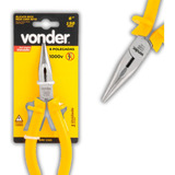 Alicate De Bico Meia Cana Reto 6 Vonder Isolado 1000 Volts