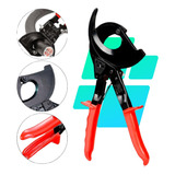 Alicate De Corte Tesoura Catraca Cabos De 32 Até 240mm