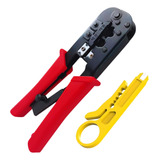 Alicate De Crimpar Cabo De Rede Rj45 Nt Catraca Profissional