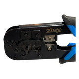 Alicate De Crimpar Ht568r Para Rj11 Rj12 Rj45 Com Catraca Uso Profissional Crimpa Todos Rj45