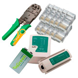 Alicate De Crimpar Rj45 Rj11 E Testador Rj 45 Rj11 Cabo Rede