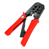 Alicate De Crimpar Rj45 Rj11 Rj12 Com Catraca Profissional