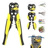 Alicate Desencapador De Fios E Cabos Automatico Crimpador 3 Em 1 Alicate Descascador Decapador Cortador Profissional Auto Ajustável E Preciso Linha Premium