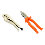 Alicate Gedore Kit Com Universal 8 Pol E De Pressão 10 Pol