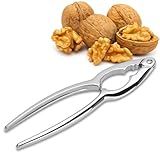 Alicate Para Quebra Nozes E Frutos Do Mar Em Aço Inoxidável Design Profissional E Ergonômico Prateado Premium14-5cm
