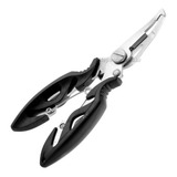 Alicate Pesca Multifuncional Corte Tira Anzol Peixe Aço Inox