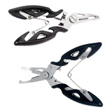 Alicate Pesca Multifuncional Corte Tira Anzol Peixe Aço Inox
