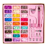 Alicate Pressão Botão Plástico Metal Ilhós Kit Com Matriz