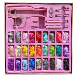 Alicate Pressão Prega Botão Ritas Plástico Metal Ilhós Kit