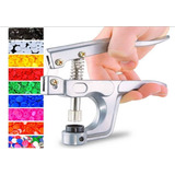 Alicate Pressão Pregar Botão 10 12 15 200 Botões Patchwork