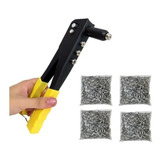 Alicate Rebitador Manual Rebitadeira 4 Bicos 100 Rebites