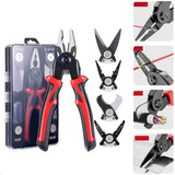 Alicate Universal 5 Em 1 Cortador Decapador Crimpador Cabos