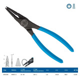 Alicates Anéis Internos Pontas Fixas Reta 029 230 Gedore