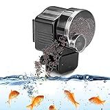 Alimentador Automático De Alimentos Para Aquário Doméstico Com Temporizador Preto