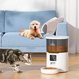 Alimentador Automático Para Gatos WiFi 4L Dispensador De Alimentos Secos Para Gatos E Cães 10 Refeições Por Dia Alimentador Inteligente Para Animais De Estimação