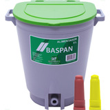 Alimentador Mamadeira Balde 5l Baspan Bezerros E Ovelhas Top Cor Cinza