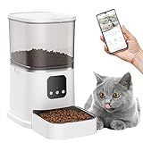 Alimentadores Automáticos Para Gatos Com Controle De Aplicativo Dispensador De Alimentos WiFi 2 4G Alimentador Automático De 6L Com Gravador De Voz Dispensador De Petiscos Para Gatos E Cães