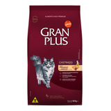 Alimento Gran Plus Castrados Para Gato Adulto Sabor Frango Y Arroz De 10 1 Kg