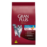 Alimento Gran Plus Castrados Para Gato Adulto Sabor Salmão E Arroz Em Saco De 10 1kg