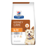 Alimento Hill s Prescription Diet Kidney Care Canine K d Para Cão Adulto De Raza Todos Os Tamanhos Sabor Frango De 1 5 Kg