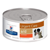 Alimento Hill s Prescription Diet Urgent Care A d Para Cão gato Adulto Todos Os Tamanhos Sabor Frango Em Lata De 156g