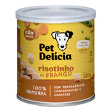 Alimento Pet Delícia Receitas Clássicas Para Cão De Raza Todos Os Tamanhos Sabor Risotinho De Frango De 320 G