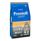 Alimento Premier Super Premium Para Gato Desde Cedo Sabor Frango Em Sacola De 7 5kg