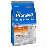 Alimento Premier Super Premium Raças Específicas Maltés Para Cão Adulto De Raça Pequena Sabor Peru E Arroz Em Sacola De 7 5kg