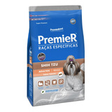 Alimento Premier Super Premium Raças Específicas Shih Tzu Para Cão Adulto De Raça Pequena Sabor Salmão Em Sacola De 7 5kg